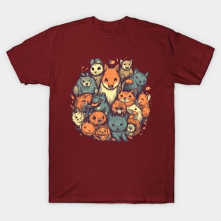 Funny animals, cute children animal motif T-Shirt